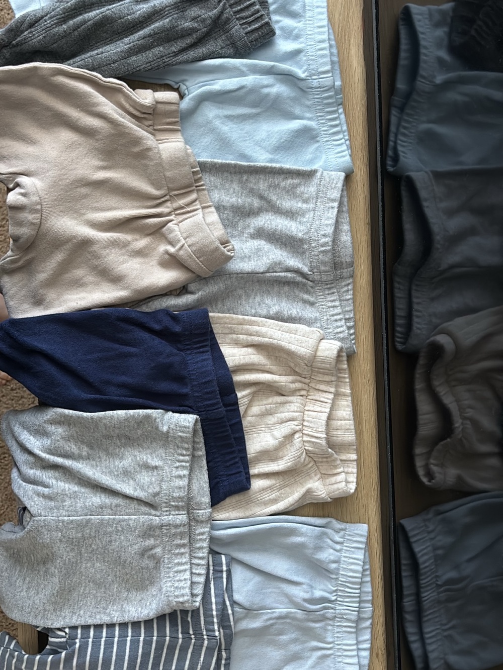 Baby Neutral Cotton Lounge Pants - Multi-Color Pack